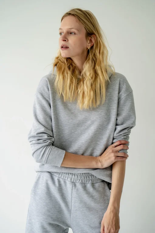 Bluza GLORI MELANGE GRAY