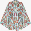 Kimono MUF FLOWERS LAZURE