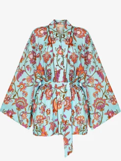 Kimono MUF FLOWERS LAZURE