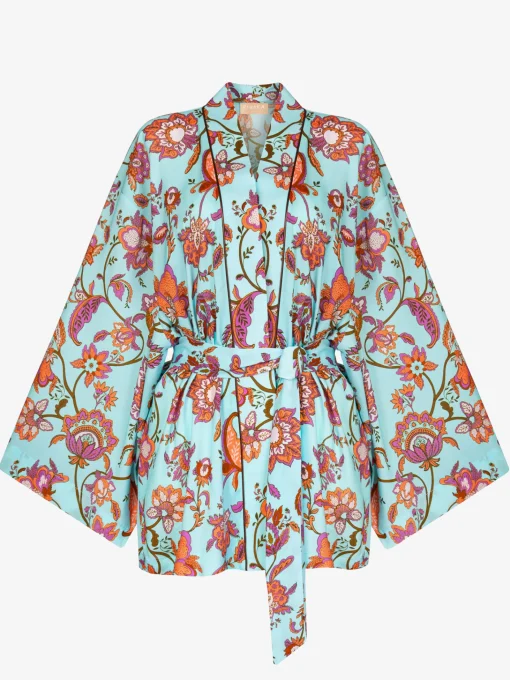 Kimono MUF FLOWERS LAZURE