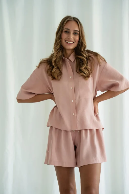 Koszula FIDD POWDER PINK