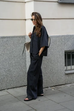Koszula FIDD STRIPED BLACK