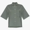 Koszula FIDD STRIPED OLIVE