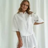 Koszula FIDD WHITE
