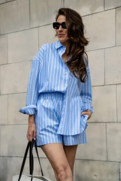 Koszula MAN STRIPED BLUE