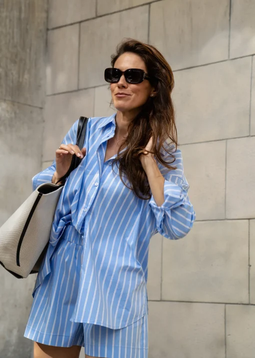 Koszula MAN STRIPED BLUE