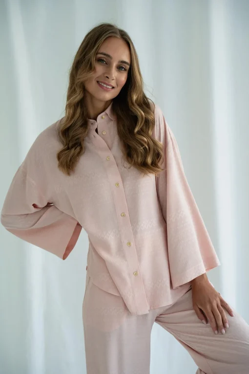 Koszula MARGARITTA POWDER PINK