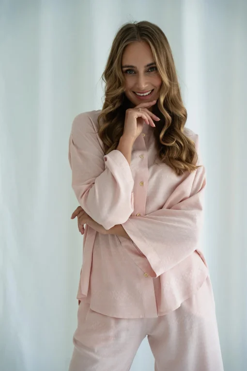Koszula MARGARITTA POWDER PINK