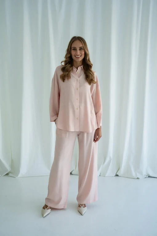Koszula MARGARITTA POWDER PINK