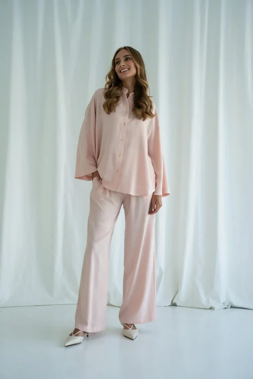 Koszula MARGARITTA POWDER PINK