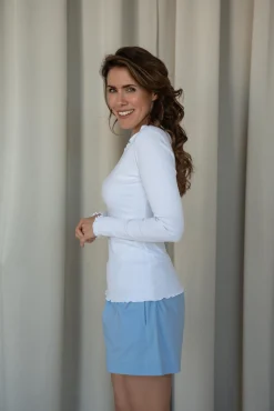 Longsleeve JEZZ WHITE