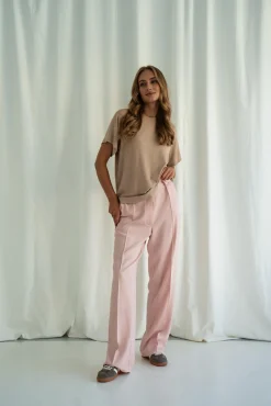 Spodnie BRUNI POWDER PINK