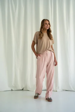 Spodnie BRUNI POWDER PINK