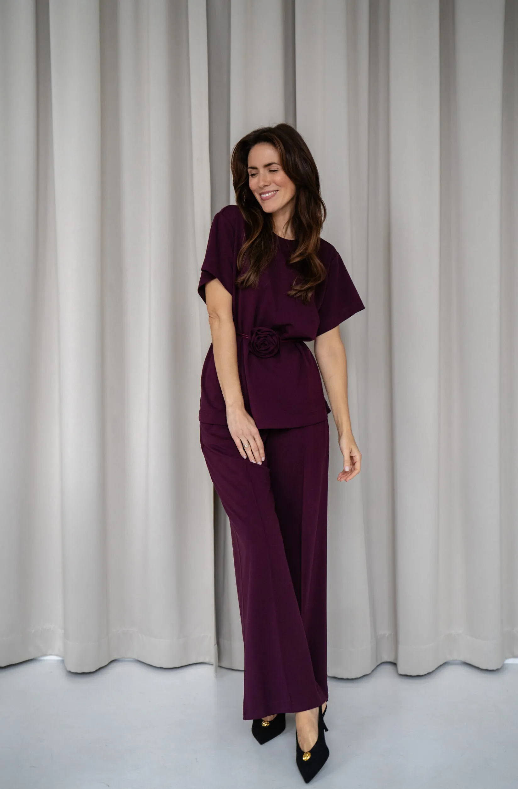 Spodnie COBY BURGUND