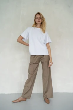 Spodnie JIMMY BEIGE MELANGE