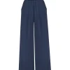 Spodnie MARBELLA SILKY DARK BLUE