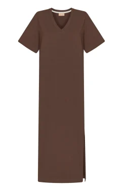 Sukienka FRAPO V BROWN