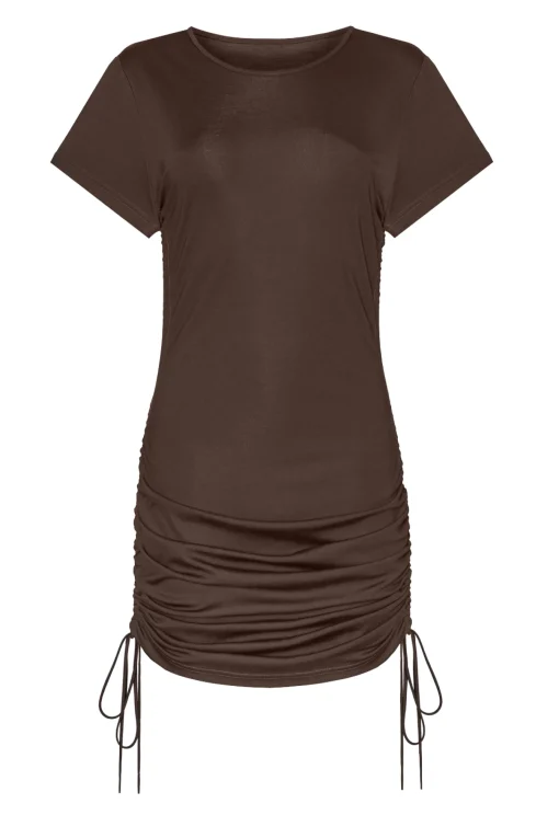 Sukienka JUSTI SHORT CHOCCO