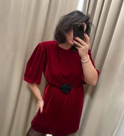 Sukienka SIMONE VELVET RED
