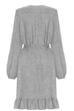 Sukienka WRAP NESS GREY