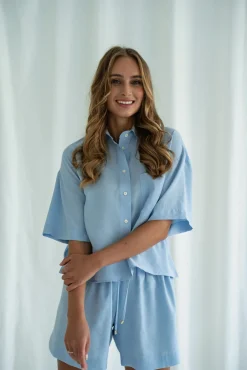 Szorty ALICANTE BABY BLUE