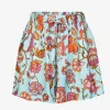 Szorty ALICANTE FLOWERS LAZURE