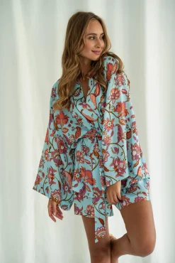 Szorty ALICANTE FLOWERS LAZURE