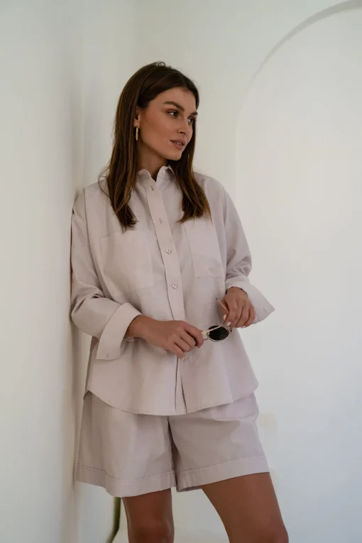 Szorty PEONY BEIGE