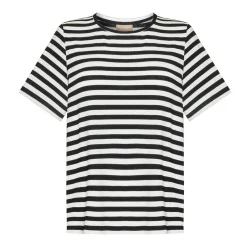 Top VIEN STRIPED BLACK